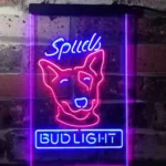 Bud Light Neon Sign Spuds Mackenzie Dog 1
