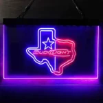 Bud Light Neon Sign Texas Star Home Bar 1