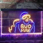 Bud Man Neon Sign Logo 1