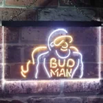 Bud Man Neon Sign Logo 1