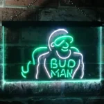 Bud Man Neon Sign Logo 1