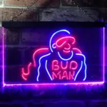 Bud Man Neon Sign Logo 1