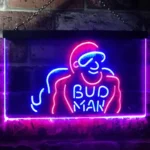 Bud Man Neon Sign Logo 1
