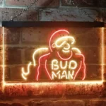 Bud Man Neon Sign Logo 1