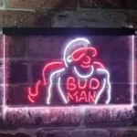 Bud Man Neon Sign Logo 1