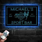 Budweiser Metal Sign Bespoke Deer Head Emblem 1