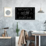 Budweiser Metal Sign Bespoke Deer Head Emblem 1