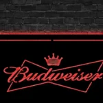 Budweiser Metal Sign Bowtie Crown 1