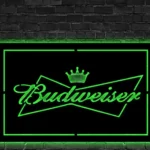 Budweiser Metal Sign Bowtie Crown 1