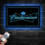 Budweiser Metal Sign Crown 1