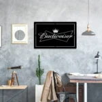 Budweiser Metal Sign Crown 1