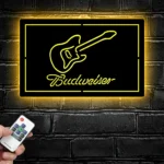 Budweiser Metal Sign Guitar 1