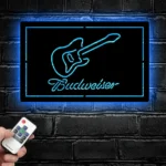 Budweiser Metal Sign Guitar 1