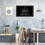 Budweiser Metal Sign Select Crown Classic 1