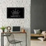 Budweiser Metal Sign Select Crown Classic 1