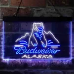 Budweiser Neon Sign Alsaka Polar Polar Bear 1