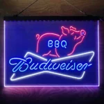 Budweiser Neon Sign Bbq 3 Color 1