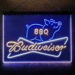 Budweiser Neon Sign Bbq 3 Color 1