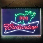 Budweiser Neon Sign Bbq 3 Color 1
