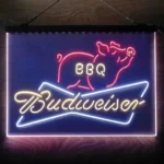 Budweiser Neon Sign Bbq 3 Color 1