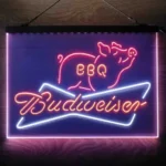 Budweiser Neon Sign Bbq 3 Color 1