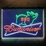 Budweiser Neon Sign Bbq 3 Color 1