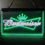 Budweiser Neon Sign Bowtie Crown 1