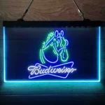 Budweiser Neon Sign Clydesdale Steed Head Neon 3 Color 1