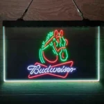 Budweiser Neon Sign Clydesdale Steed Head Neon 3 Color 1
