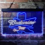 Budweiser Neon Sign Cowboys Footwear 1