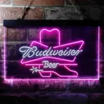 Budweiser Neon Sign Cowboys Footwear 1