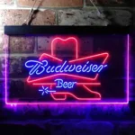 Budweiser Neon Sign Cowboys Footwear 1
