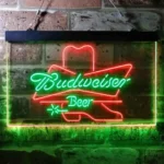 Budweiser Neon Sign Cowboys Footwear 1