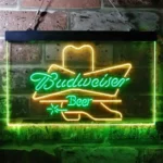 Budweiser Neon Sign Cowboys Footwear 1
