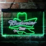 Budweiser Neon Sign Cowboys Footwear 1