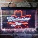 Budweiser Neon Sign Cowboys Footwear 1