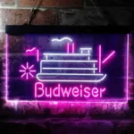 Budweiser Neon Sign Cruise Ship Watercraft 1
