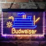 Budweiser Neon Sign Cruise Ship Watercraft 1
