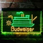 Budweiser Neon Sign Cruise Ship Watercraft 1