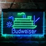 Budweiser Neon Sign Cruise Ship Watercraft 1