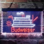 Budweiser Neon Sign Cruise Ship Watercraft 1