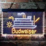 Budweiser Neon Sign Cruise Ship Watercraft 1