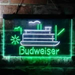 Budweiser Neon Sign Cruise Ship Watercraft 1
