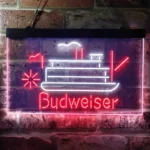 Budweiser Neon Sign Cruise Ship Watercraft 1