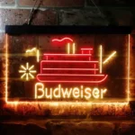Budweiser Neon Sign Cruise Ship Watercraft 1