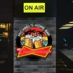 Budweiser Neon Sign Custom Brew Beer Mugs 1