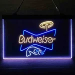 Budweiser Neon Sign Fish Neon 3 Color 1