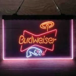 Budweiser Neon Sign Fish Neon 3 Color 1