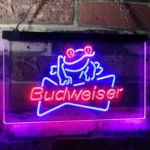 Budweiser Neon Sign Frog Decor 1