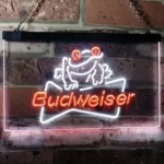 Budweiser Neon Sign Frog Decor 1